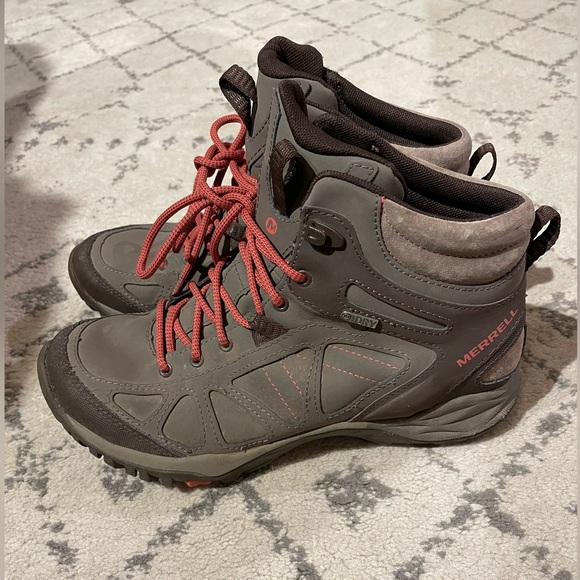 Merrell Women’s Siren Q2 Mid WP Hiking Boot Boulder Size 8.5M US - Picture 7 of 8